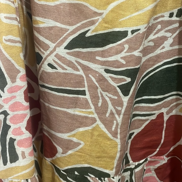 Sézane Filly Dress in Vicky Leaf Print - Picture 5 of 5